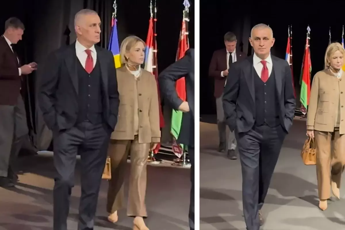 Brüksel\'e giden Hacıosmanoğlu\'nun yürüyüşü ve tavırları olay oldu