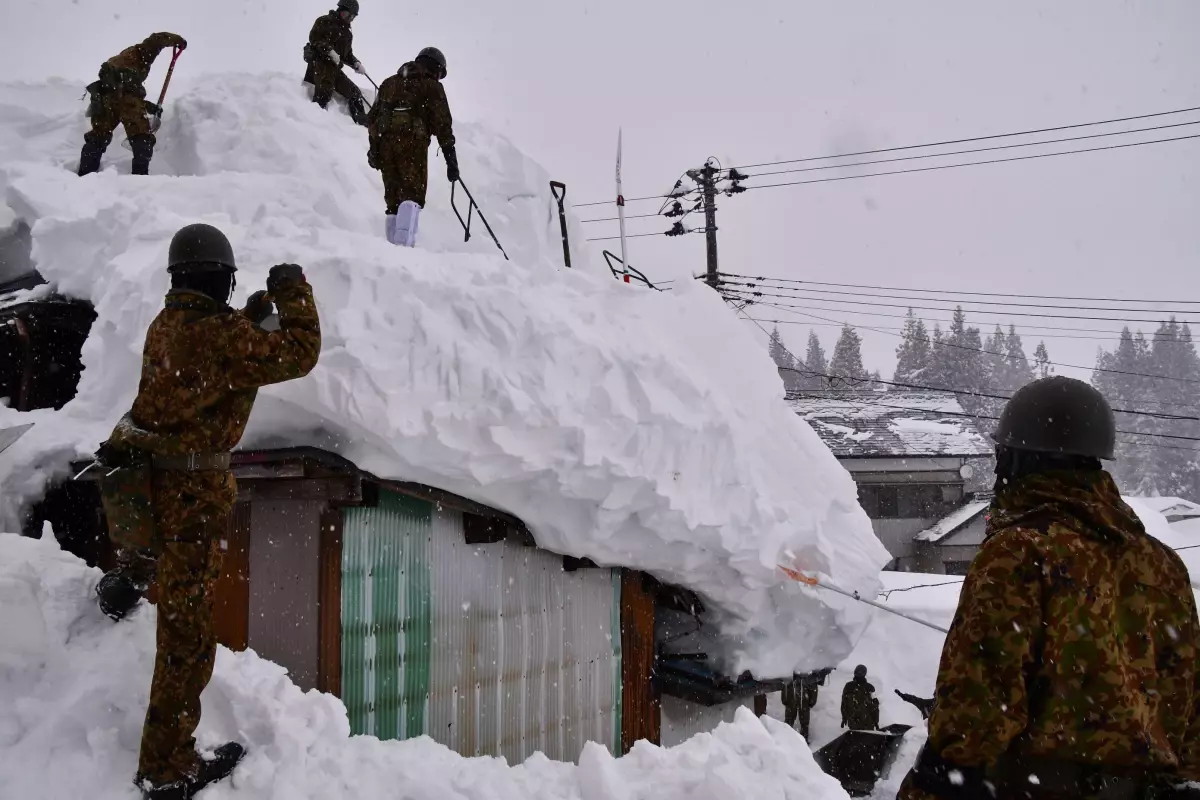 Japonya\'da Kar Felaketi: 46 Ölü