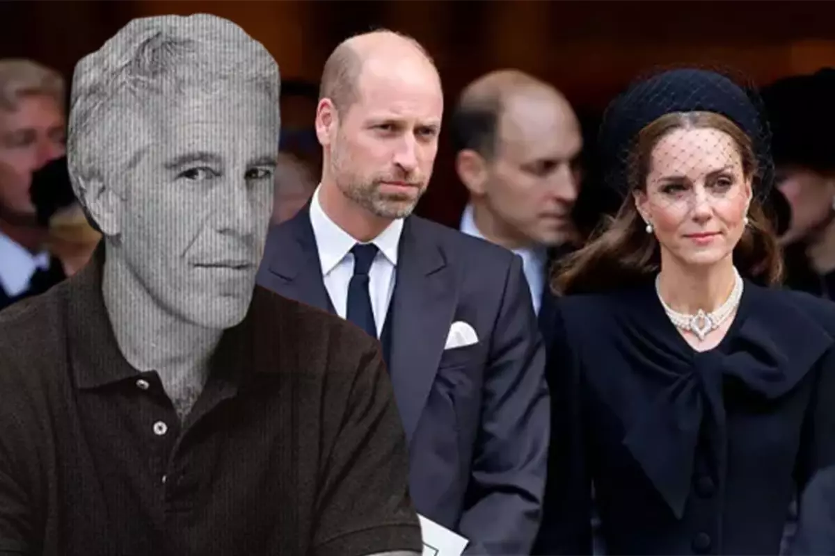 Prens William\'ı terleten Epstein sorusu! Cevap vermeden kaçtı