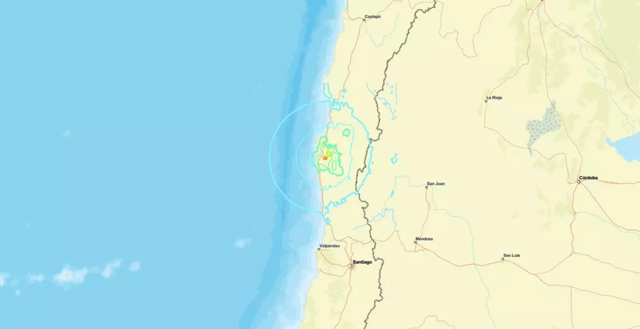 Şili\'de 6.2 Büyüklüğünde Deprem