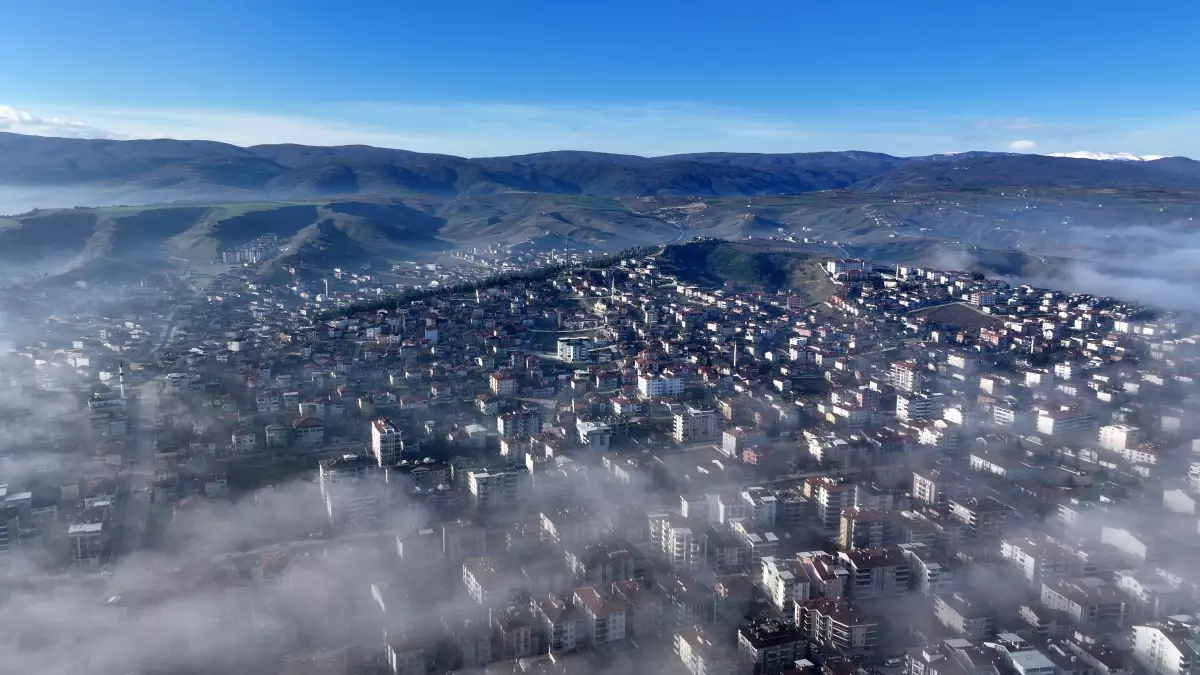 Erbaa\'da Sis Manzarası