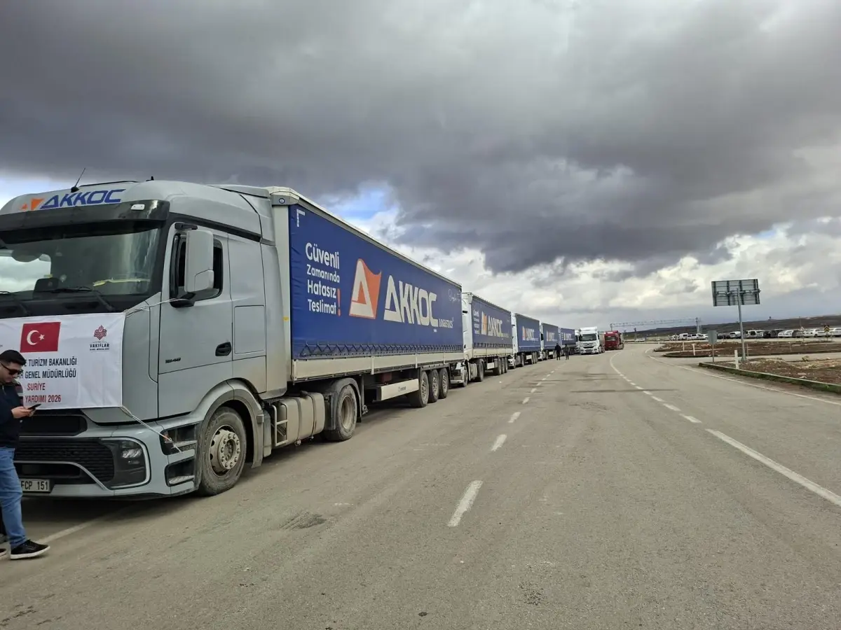 Vakıflar Genel Müdürlüğü, Suriye\'ye 20 bin gıda kolisi gönderdi