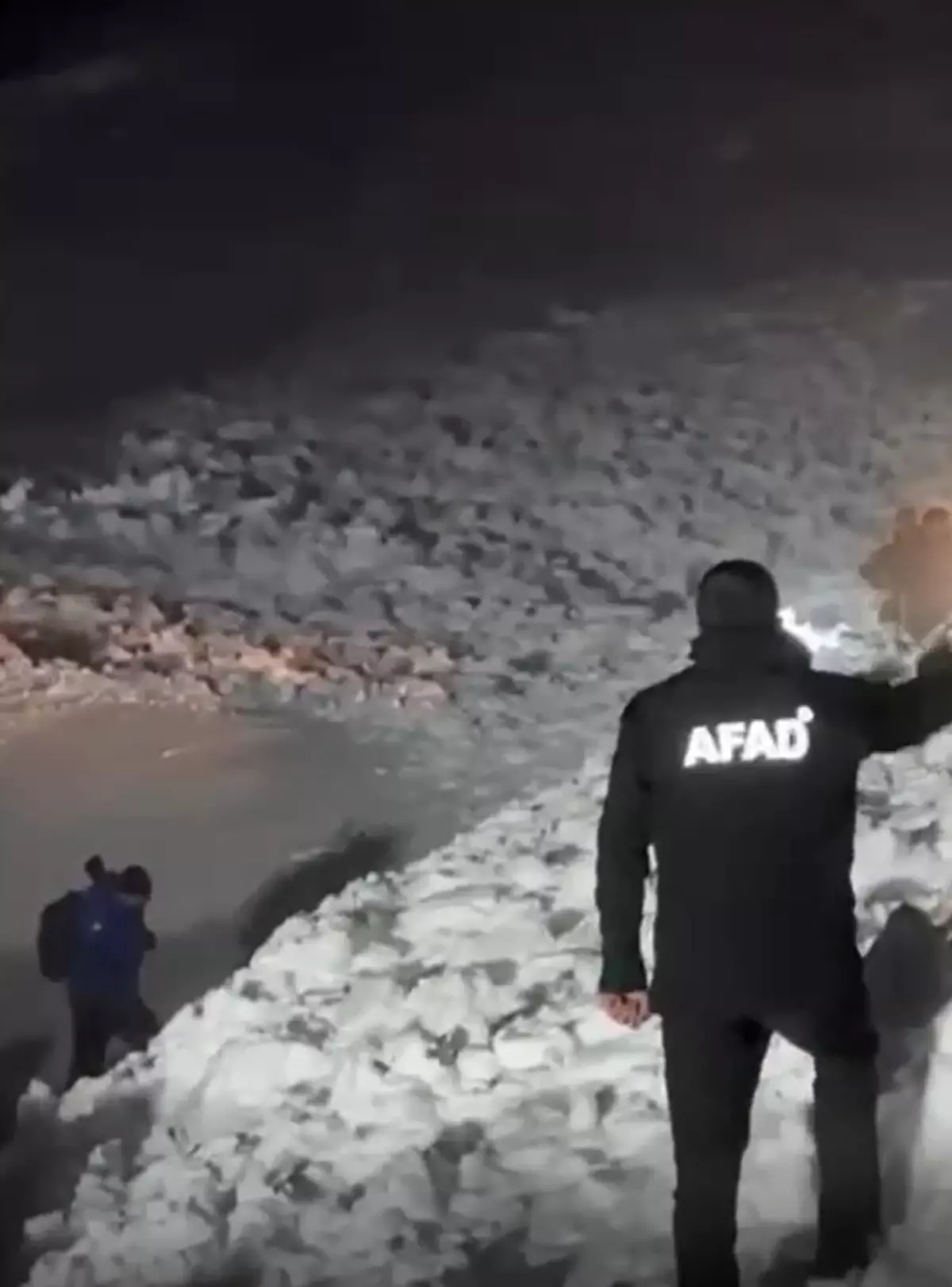 Çığ, Ekip Aracını Kapatınca Kurtuluş Sevinci