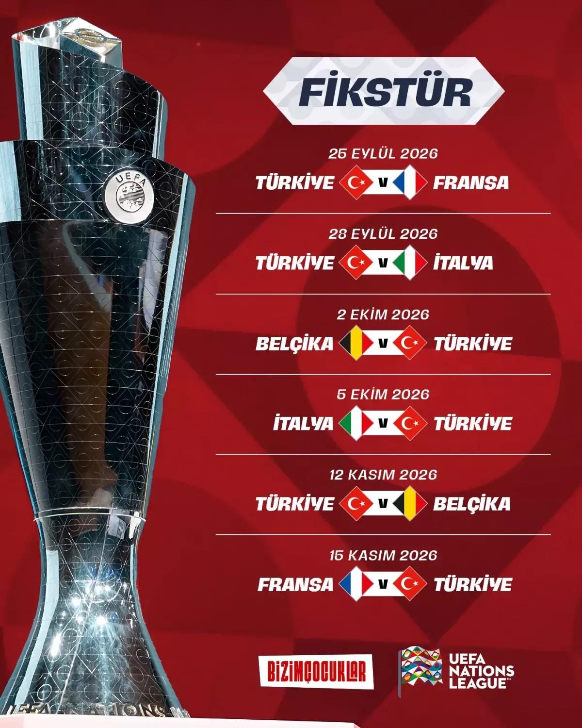 A Milli Takım\'ın UEFA Uluslar A Ligi\'ndeki fikstürü belli oldu 