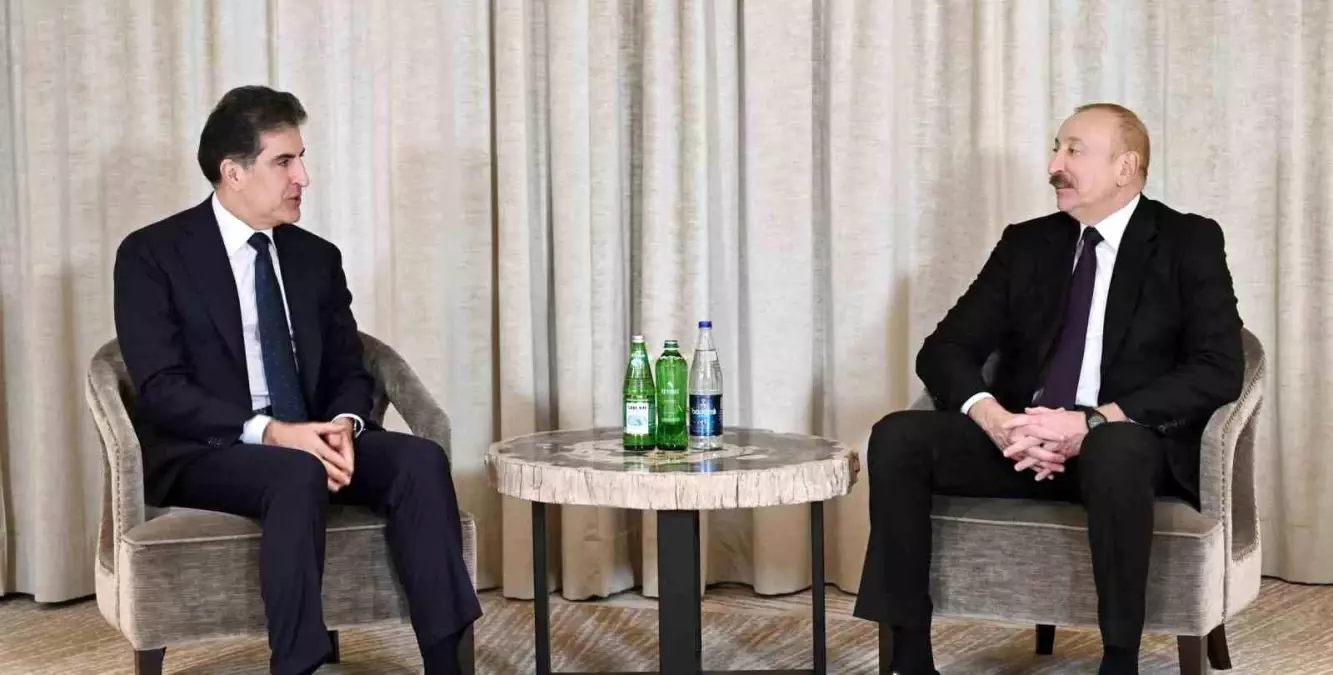 Aliyev ve Barzani Münih\'te Buluştu