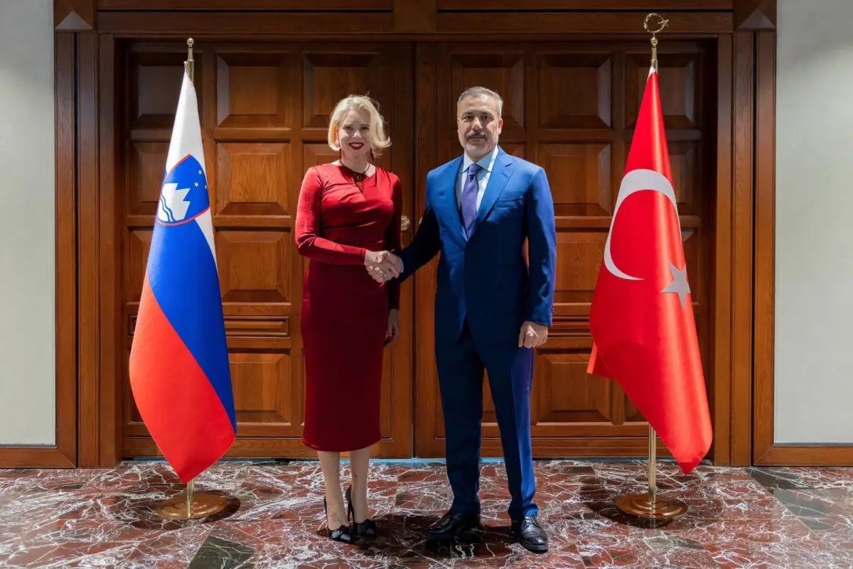 Hakan Fidan, Slovenya Meclis Başkanı ile Görüştü