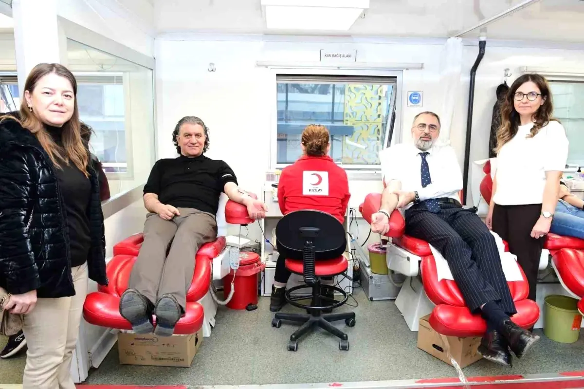 Başkan Erol'dan anlamlı hareket : 'Bir Ünite Kan, Bir Hayat'