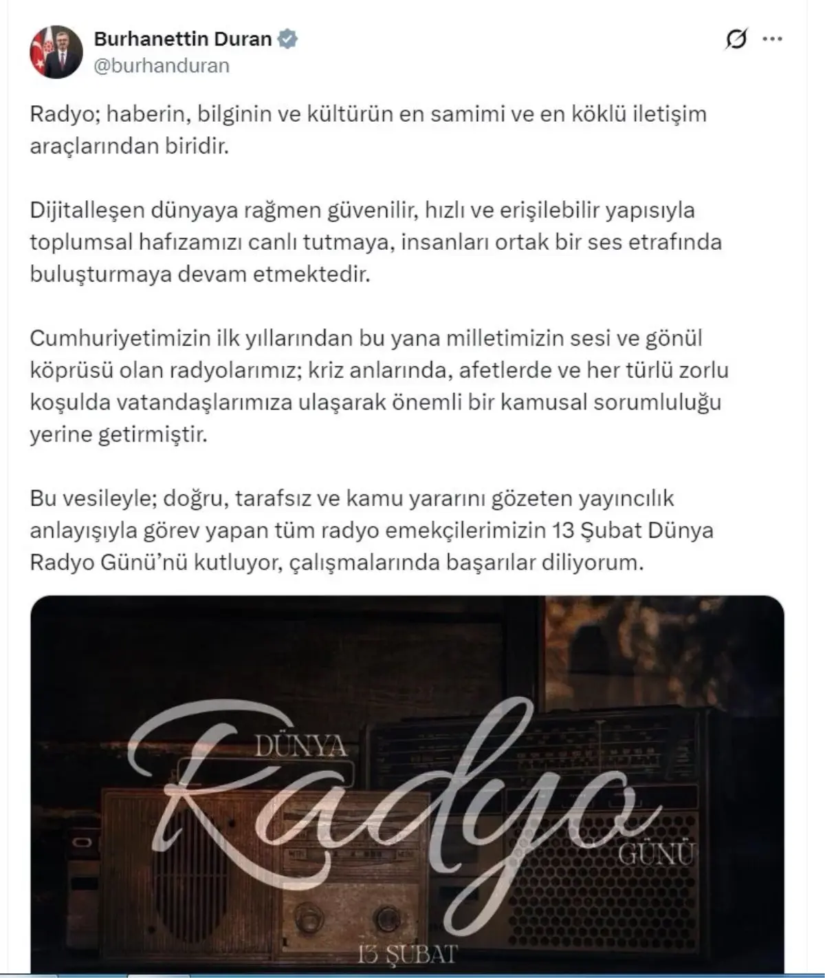 Dünya Radyo Günü Kutlaması