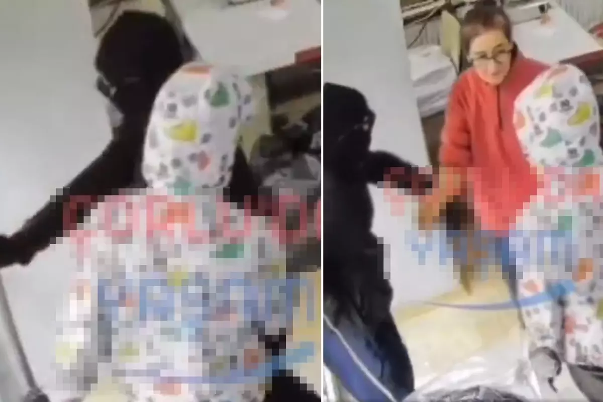 Kadın esnaf, soyguna gelen 2 kişiyi küfür edip tokatladı