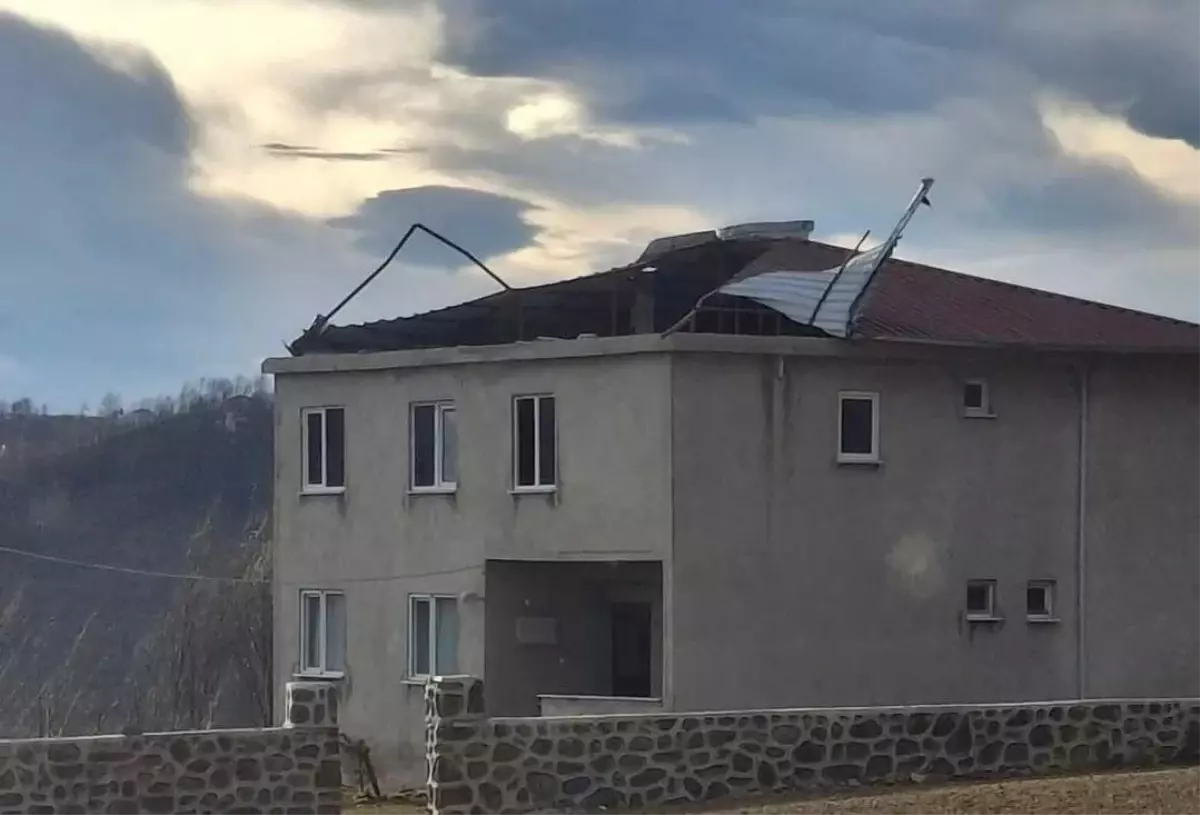 Ordu\'da Fırtına: 11 Çatı Uçtu