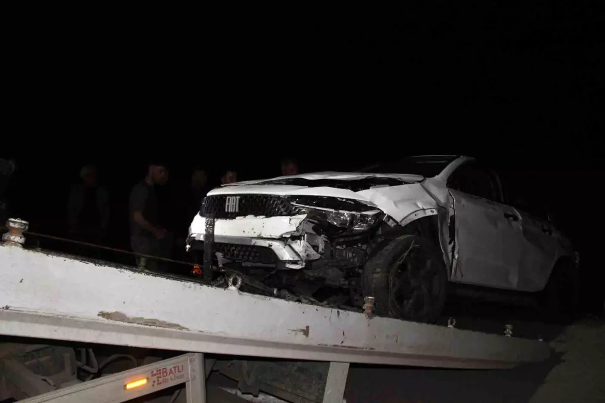 Çarşamba\'da Otomobil Fındık Bahçesine Uçtu