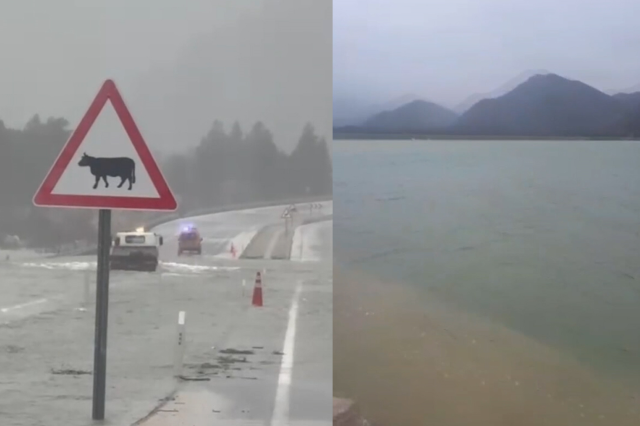 Antalya'da kuvvetli rüzgar ve sağanak etkili oluyor