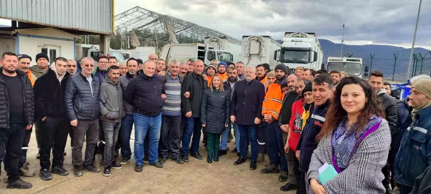 Başkan Tekin\'den Biosun işçilerine ekstra zam