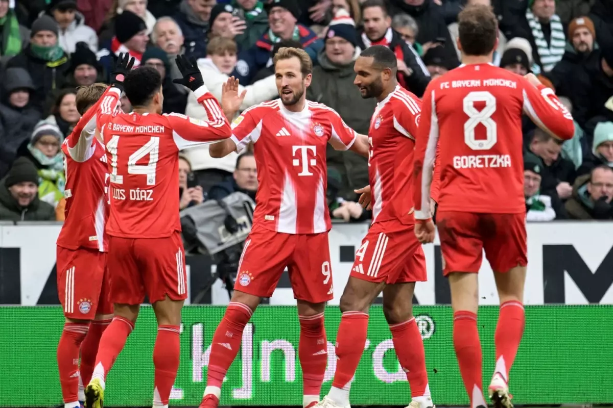 Harry Kane tarih yazdı! Bayern Münih rahat kazandı