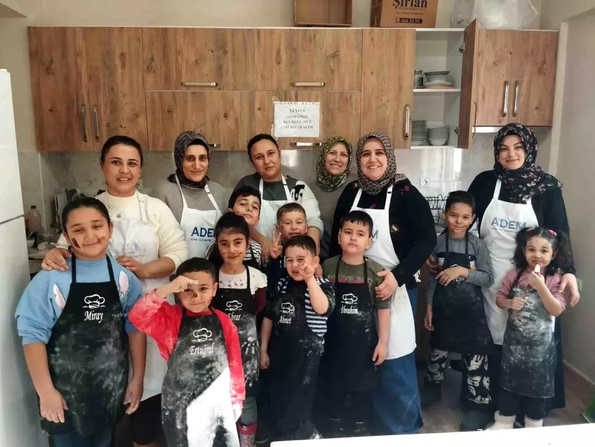 Köşk\'te Anne-Çocuk Mutfak Atölyesi