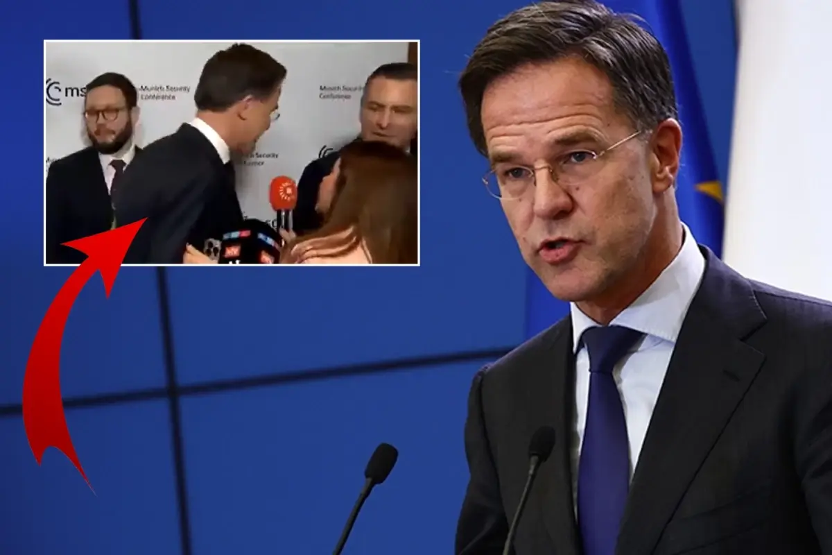 Kürtlerle ilgili soruya Rutte\'den dikkat çeken tavır! Muhabirin çekiştirmesi de işe yaramadı