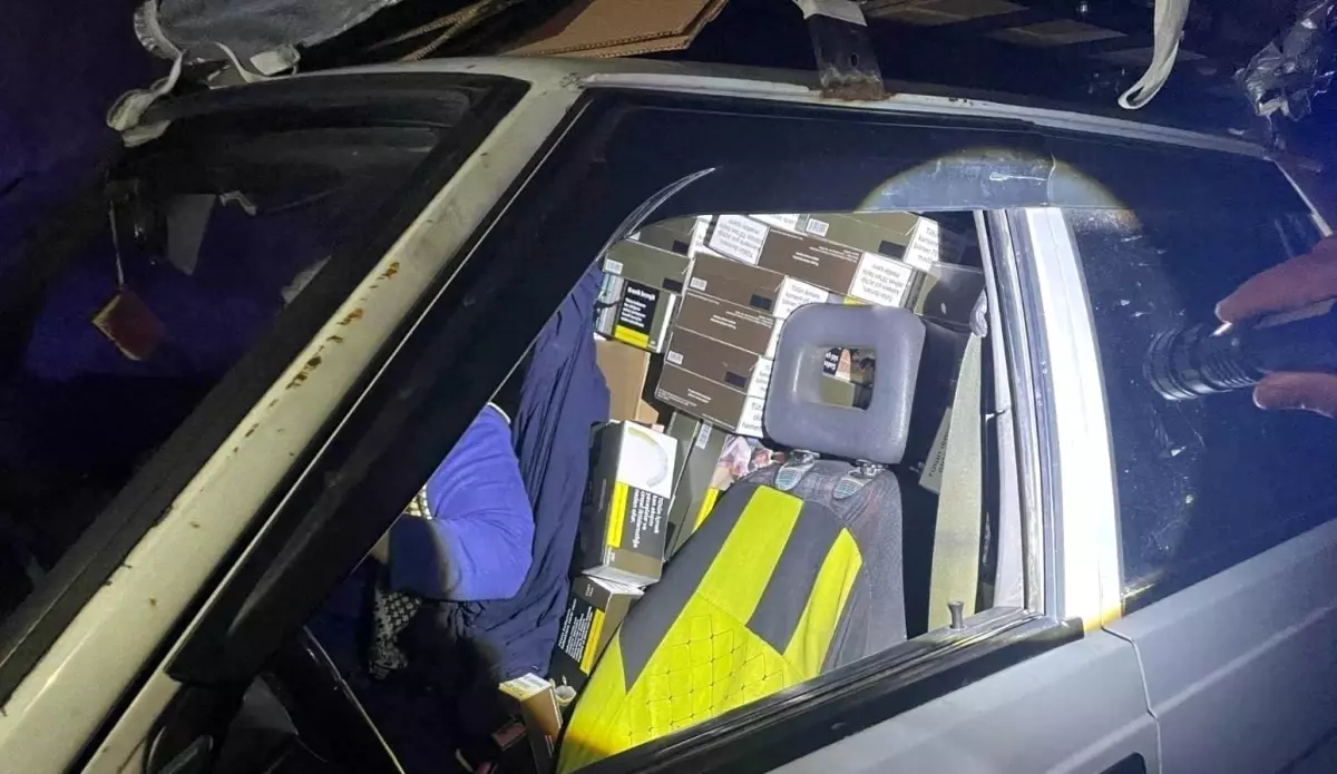 Mersin\'de Sigara Kaçakçılığı Operasyonu