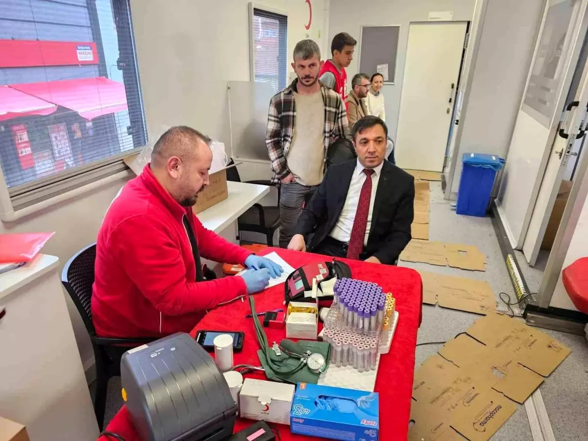 Şaphane\'de Kan Bağışı Kampanyası