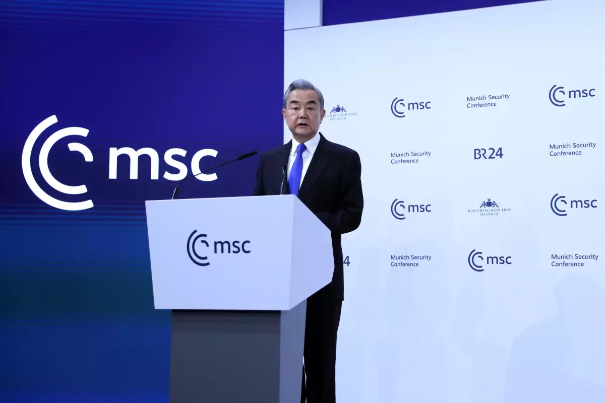 Wang Yi Münih\'te Konuştu