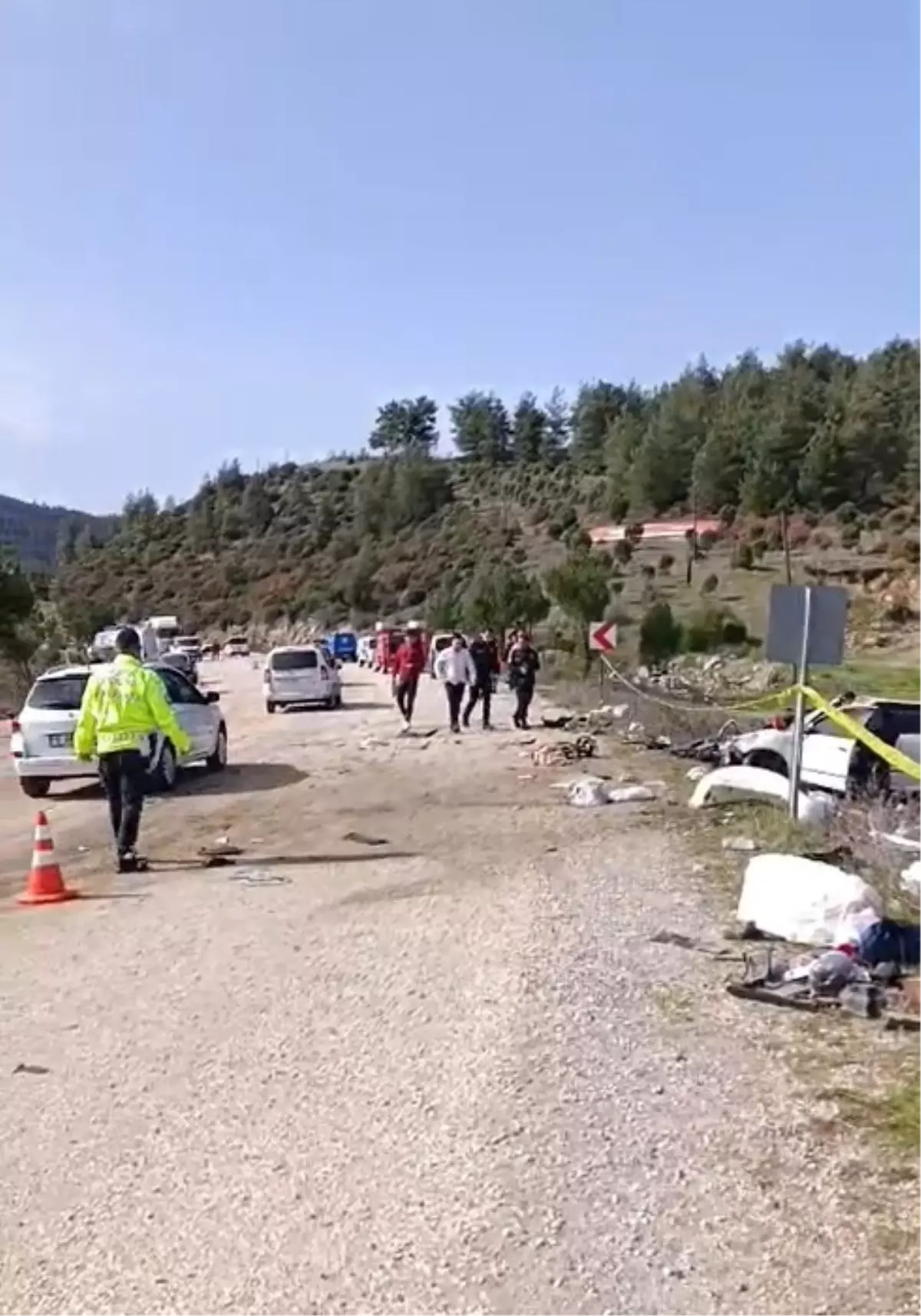 Orhaneli\'de Feci Kaza: Bir Ölü, Bir Yaralı