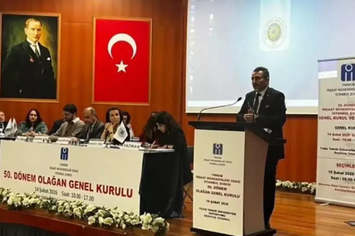 İnşaat Mühendisleri Odası İstanbul Şube\'de 42 yıl sonra değişim