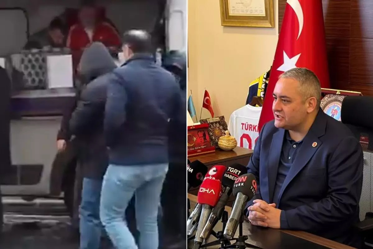 Keçiören\'de ilginç istifa kutlaması: Adak lokması dağıtıldı