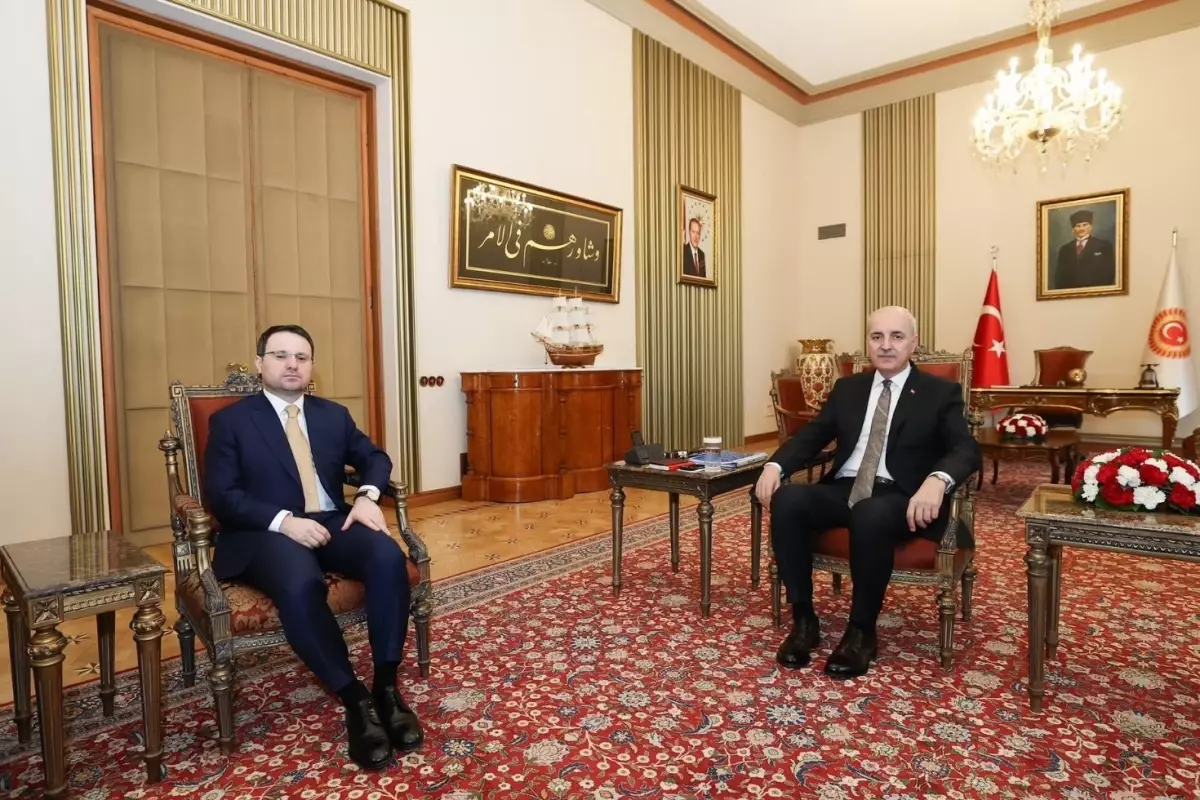 Adalet Bakanı Gürlek, TBMM Başkanı Kurtulmuş'u ziyaret etti