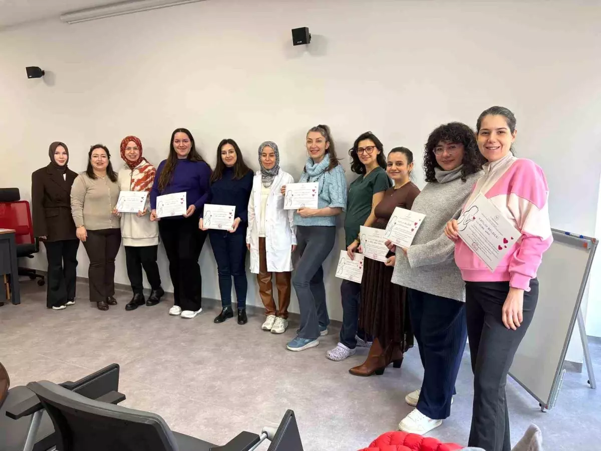 Aydın\'da Gebe Okulu Sertifika Töreni