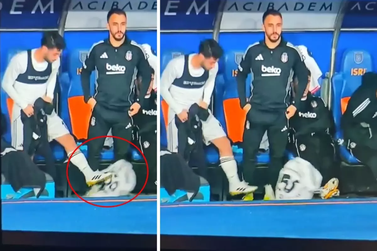 Beşiktaş formasına tekme atan Kartal Kayra, taraftarlardan özür diledi