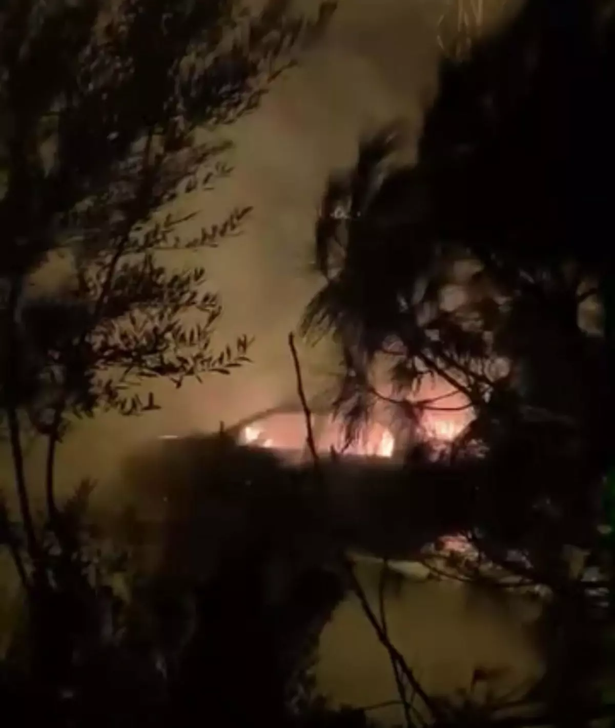 Çanakkale\'de Otomobil Yangını