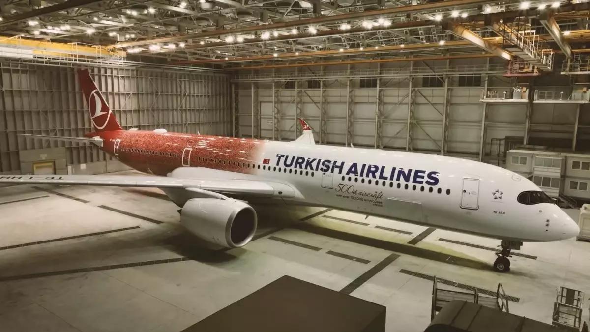 THY 500. Uçağını Kutladı: TK-Aile