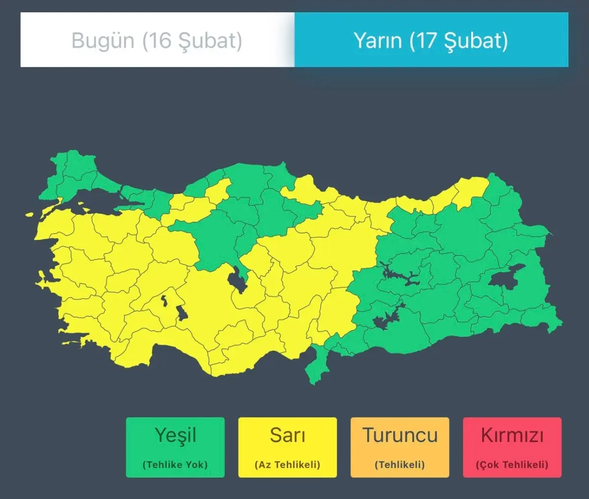 Şiddetli Fırtına ve Yağış Uyarısı