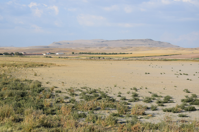 Kuruyan göl 4 yıl aradan sonra su tutmaya başladı