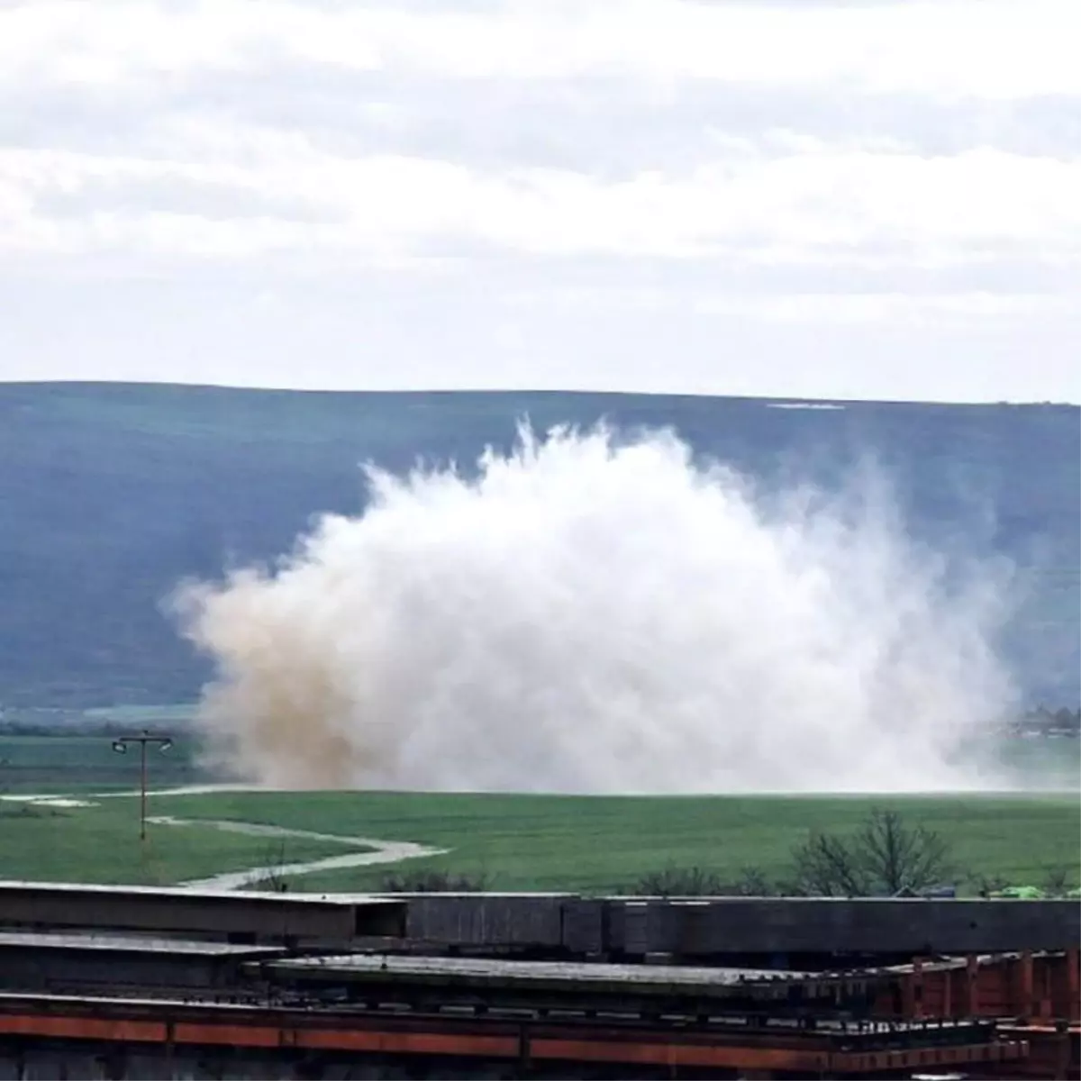 Muratlı\'da Su Hattı Patladı