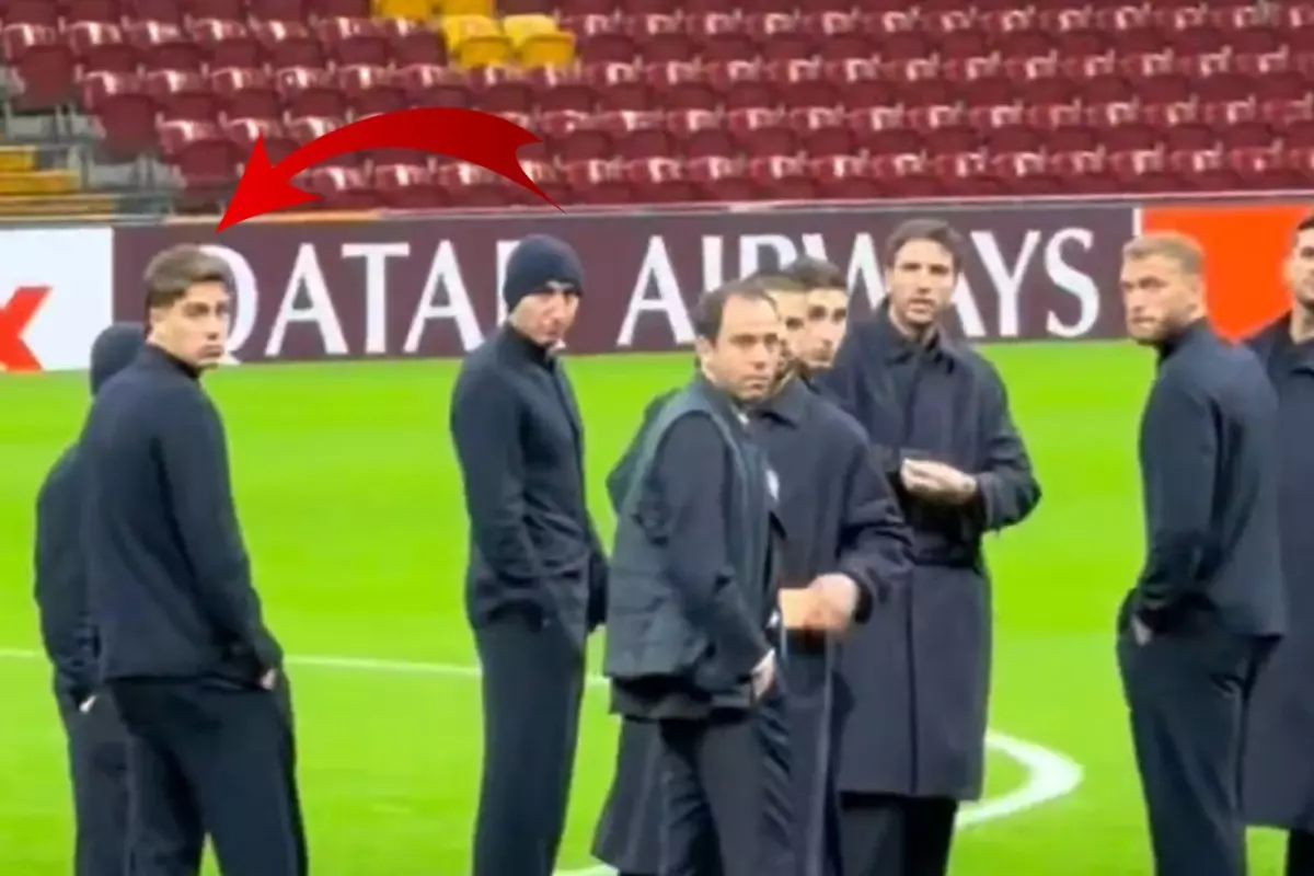 Bakışlara dikkat! Galatasaray maçı öncesi Kenan\'ı şaşırtan olay