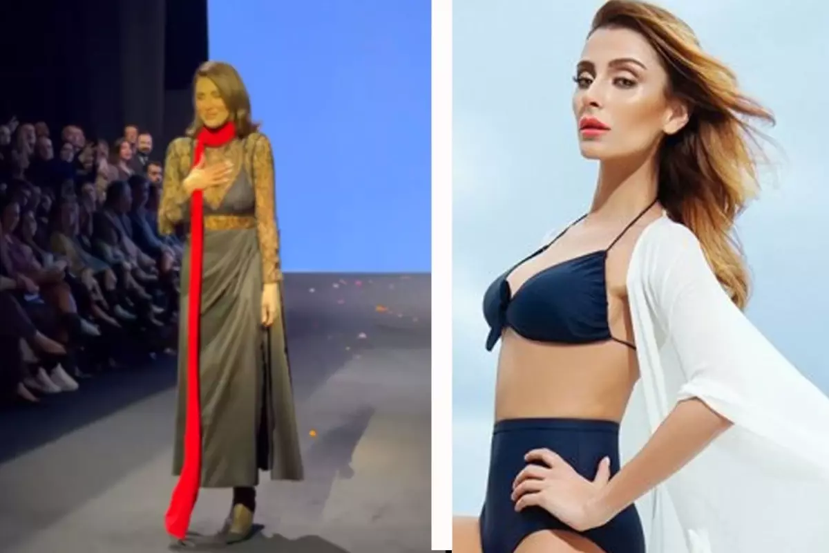 Özge Ulusoy\'un podyumda yaşadığı talihsiz anlar korkuttu