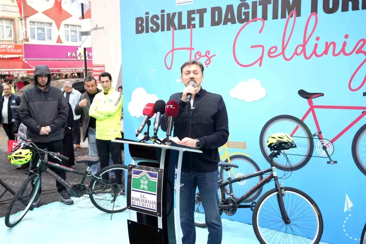 Bahçelievler\'de pedallar sağlık ve çevre için döndü: 38\'inci bisiklet çekilişi yapıldı