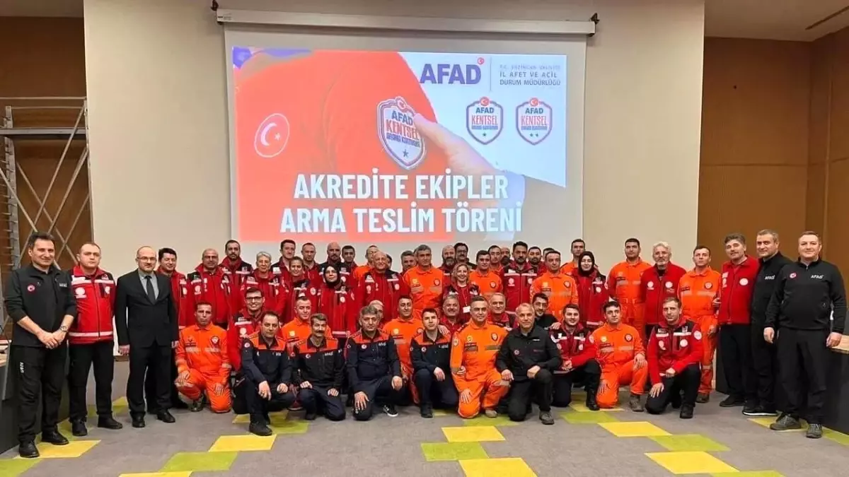 Erzincan\'da Arama Kurtarma Ekiplerine Akreditasyon