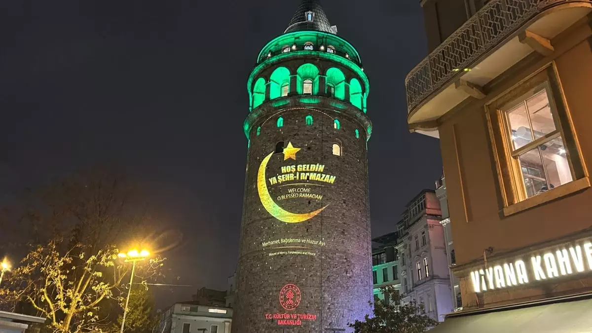 Galata Kulesi\'nde Ramazan Kutlamaları