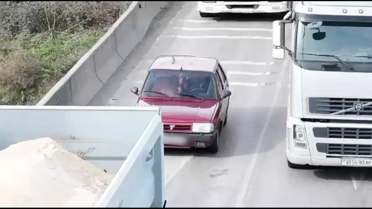 Samsun\'da Dronla Trafik Denetimi: 46 Bin TL Ceza