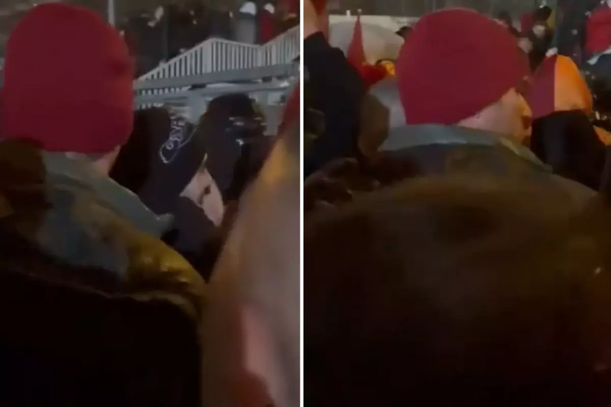 Kıvanç Tatlıtuğ\'u bir anda önünde gören Galatasaraylı taraftar ne diyeceğini şaşırdı