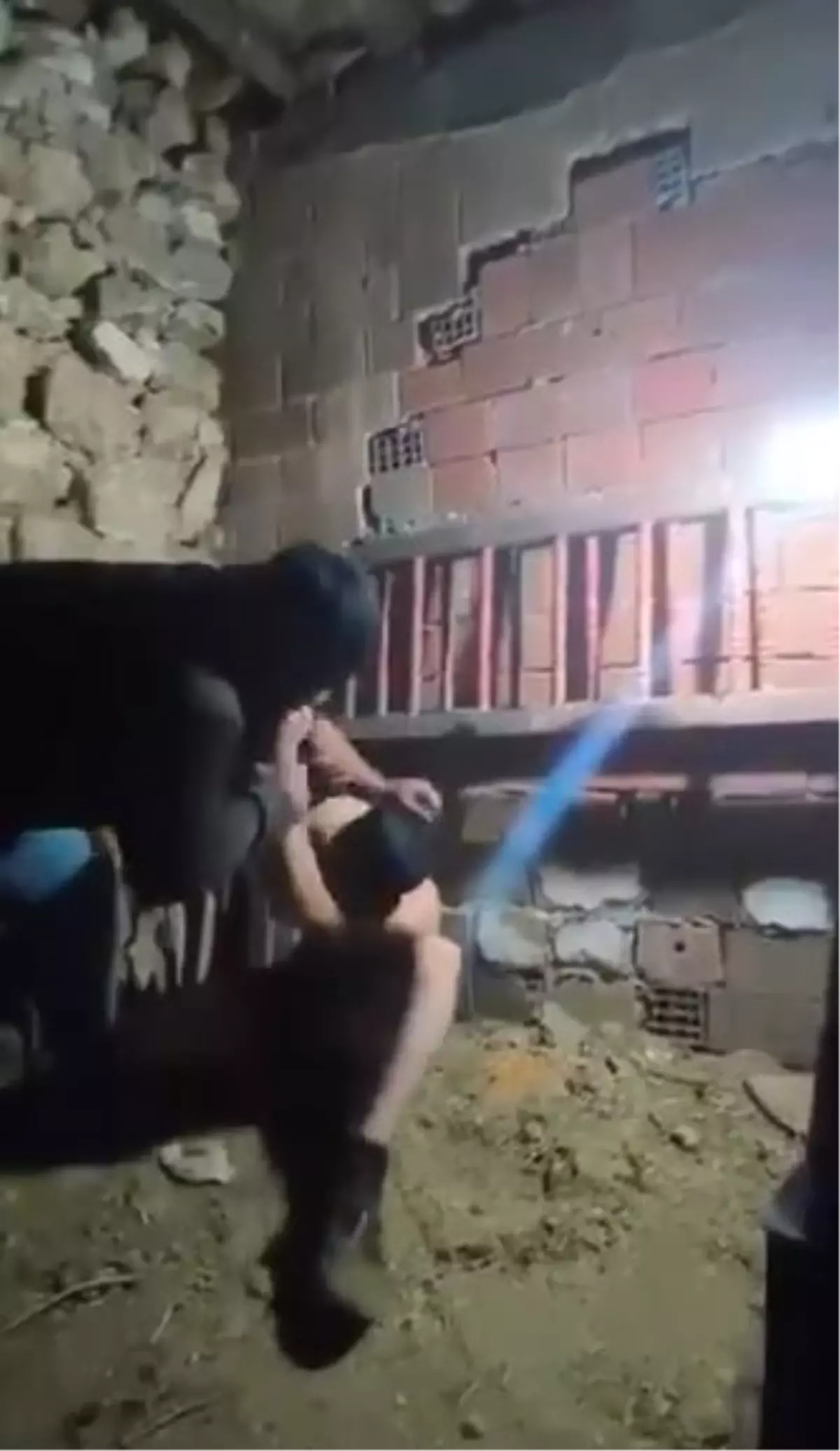 İç çamaşırına kadar soyduğu çocuğa ahırda işkence etti