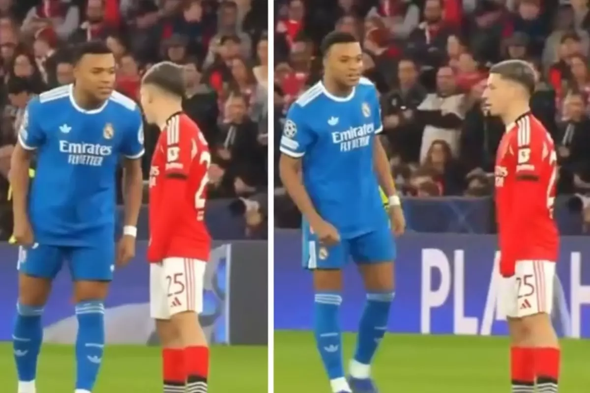 Mbappe\'nin Prestianni\'nin gözlerinin içine baka baka defalarca küfrettiği görüntüler ortaya çıktı