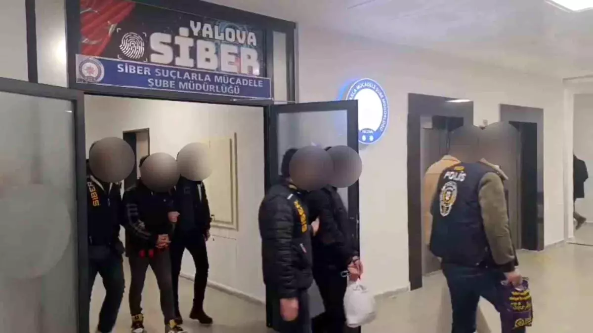 Yalova\'da Düzenlenen Dolandırıcılık Operasyonunda 5 Tutuklama