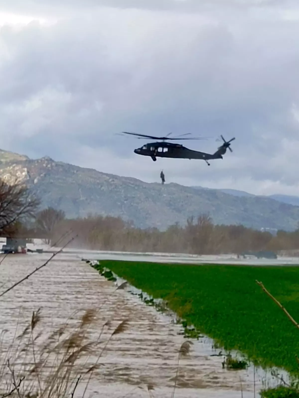 Bir hafta damda mahsur kaldı! Muhtar tesadüfen fark etti, film gibi operasyon başladı