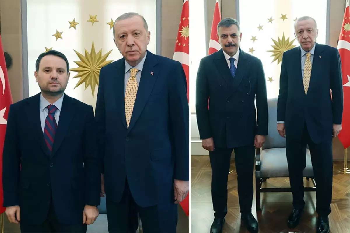 Cumhurbaşkanı Erdoğan, bakanlar Gürlek ve Çiftçi\'yi kabul etti
