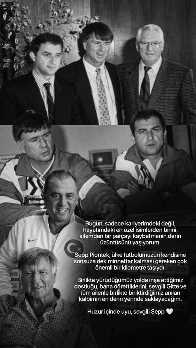 Fatih Terim, hayatını kaybeden Sepp Piontek'e veda etti Fatih Terim, hayatını kaybeden Sepp Piontek'e veda etti