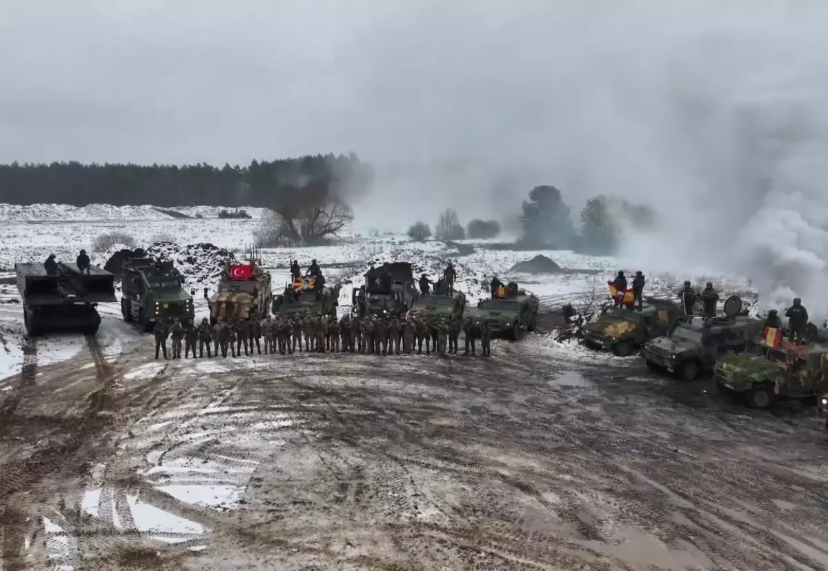 Türk İstihkam Birliği Almanya\'da Tatbikatta