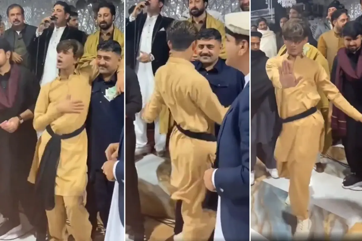 Geleneğiniz batsın! Düğünde genç erkeğe yaptırdıklarına bir bakın