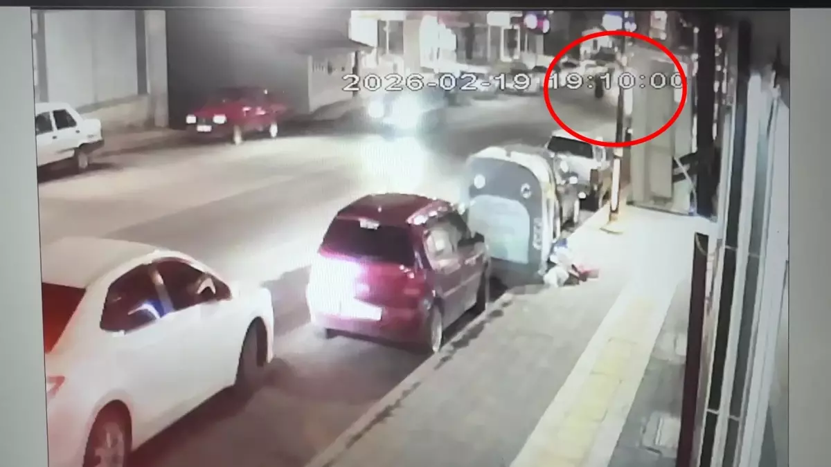 Kaza Anı Güvenlik Kamerasında